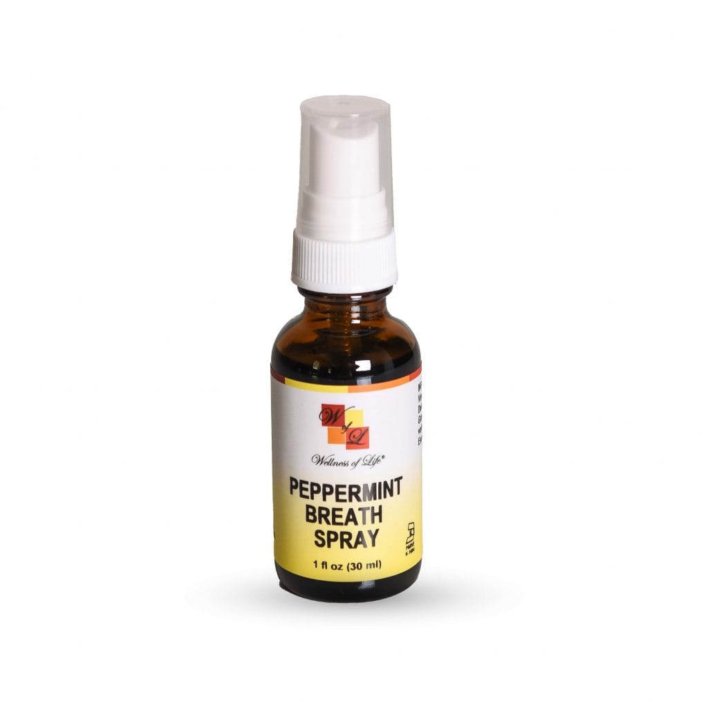 Peppermint Breath Spray Wellness Of Life® Products