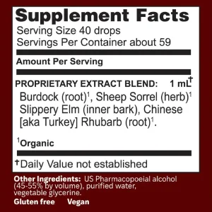 Essiac Liquid Formula