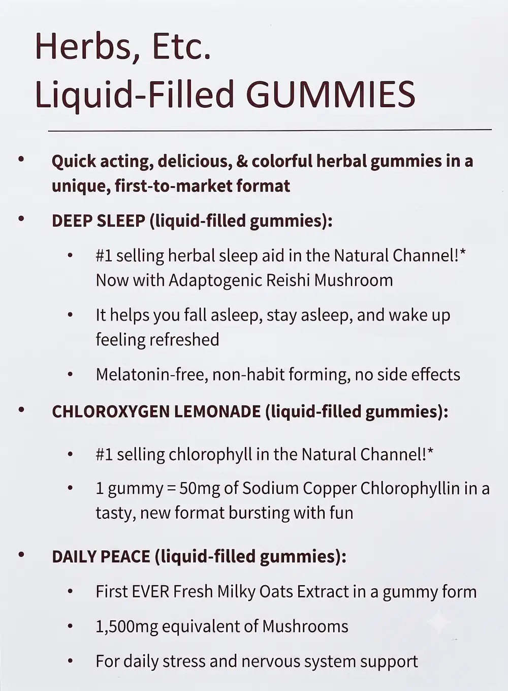 Liquid Gummies label Liquid Gummies label