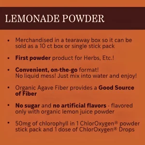 Powder Chlorophyll and Minerals (Lemon Flavor)